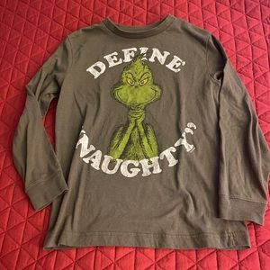The Grinch “Define Naughty” long sleeve tee size M